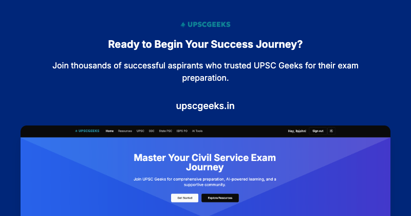 UPSCGEEKS - Innovate Your Study, Accelerate Your Success.